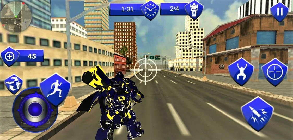 US Police Robot Car Revenge Transform 64 Bit Source Code — screenshot 6