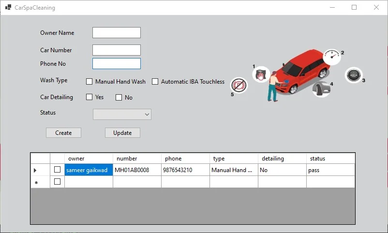 Car Service Management System — screenshot 4