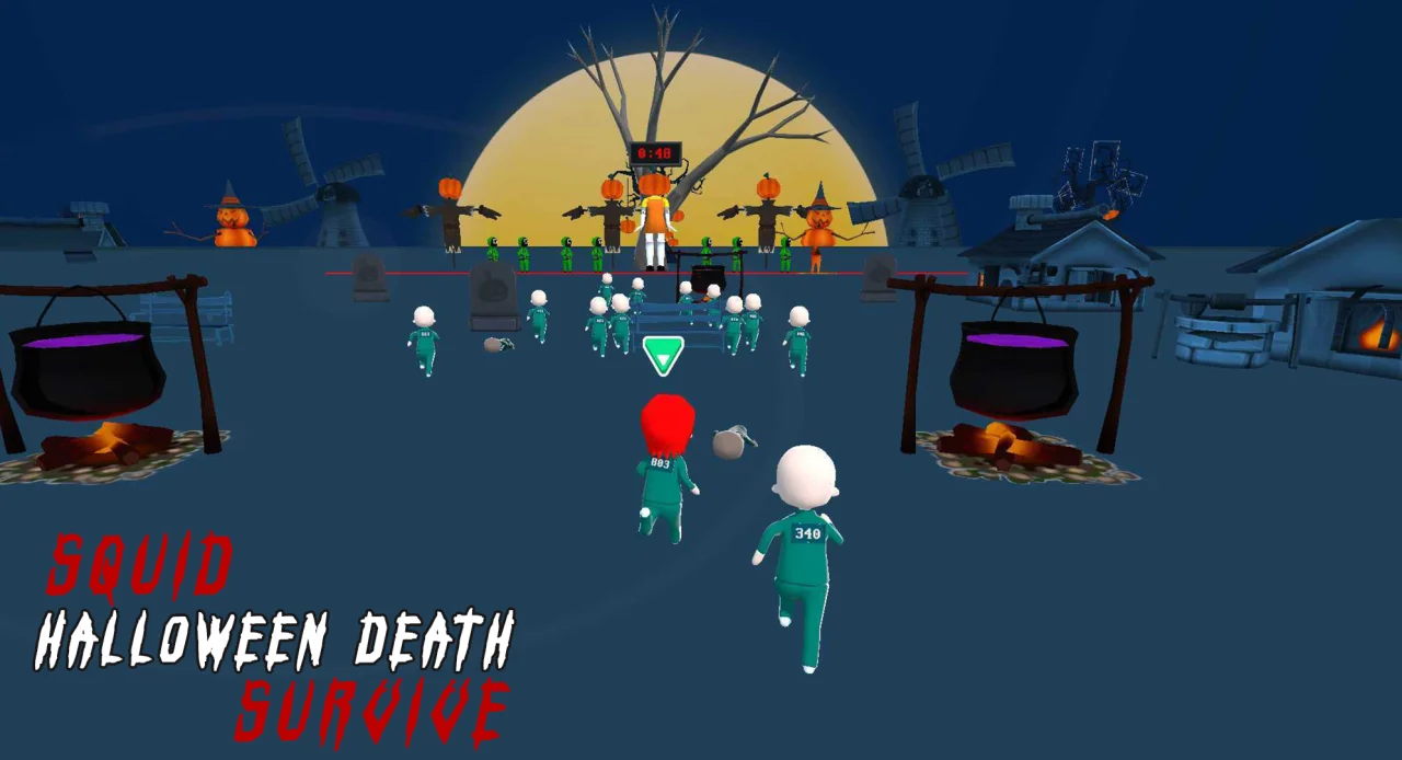 Squid Halloween Death Survive — screenshot 1