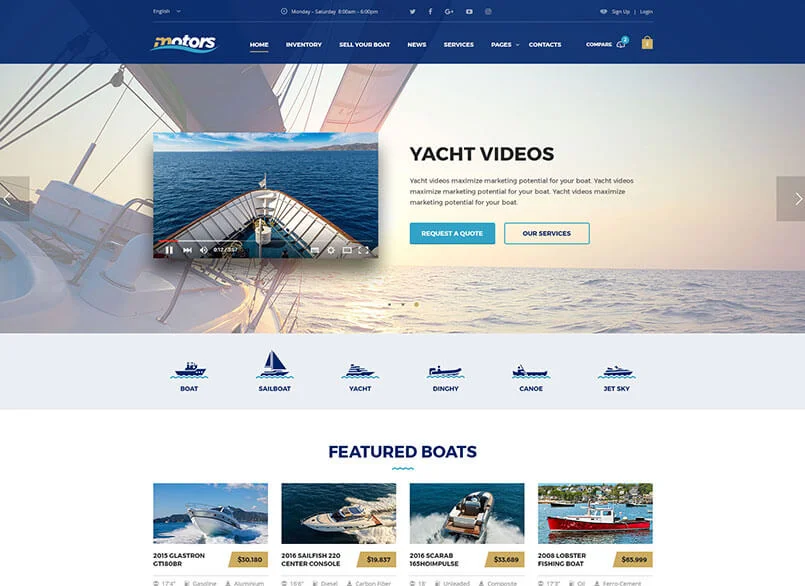 Motors - Car Dealer, Rental & Listing WordPress Theme — screenshot 3