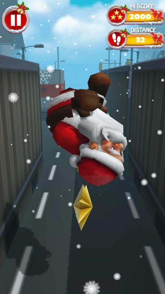 Fun Santa Run-Christmas Runner Adventure — screenshot 2