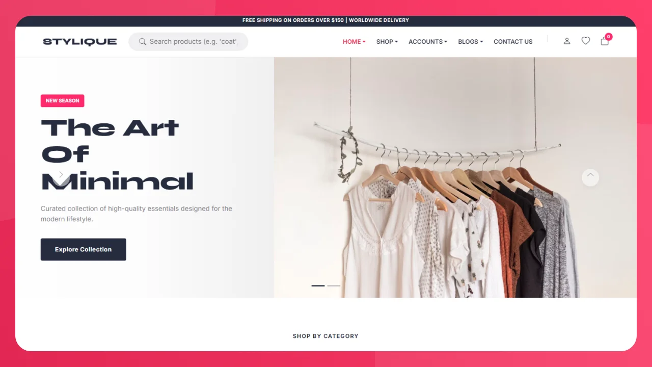Modern Responsive E-Commerce HTML Templates Pack — screenshot 1