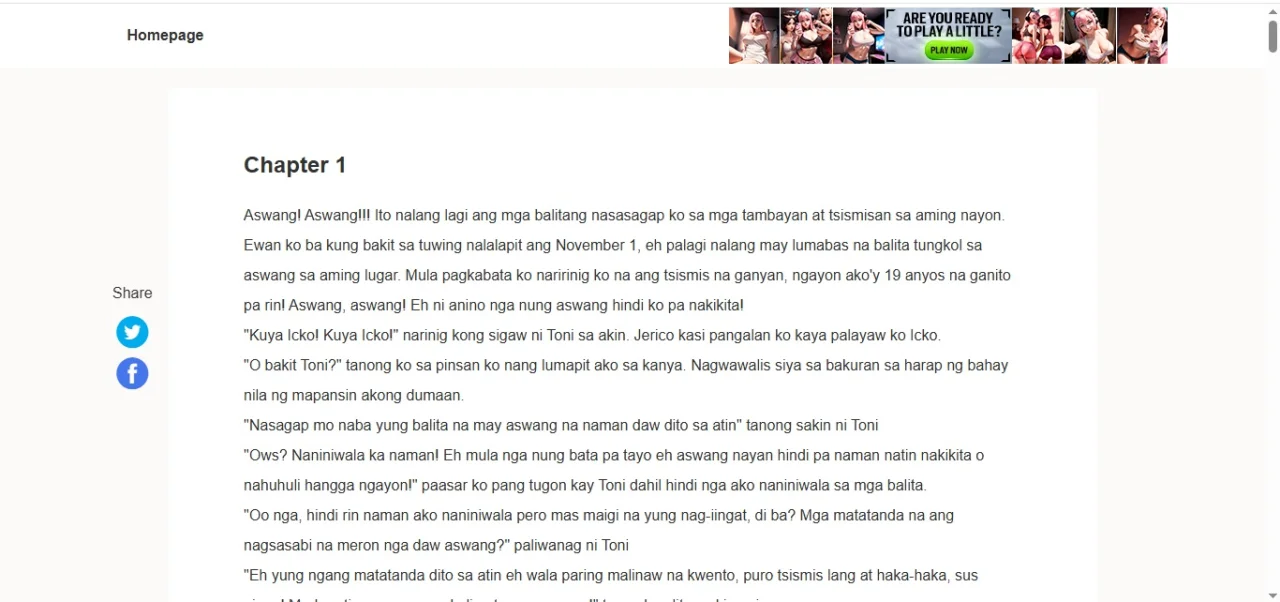 Web Ebook Like Wattpad — screenshot 2