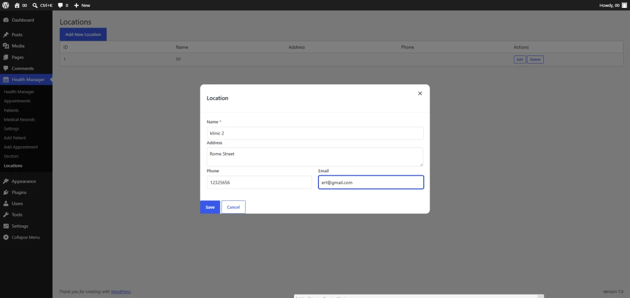 Health Manager. Clinic Booking — screenshot 3