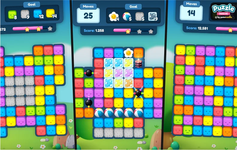 Puzzle Match Kit + PSD Source Pack — screenshot 4