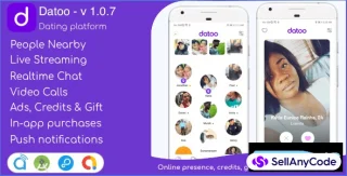 Datoo - Dating Platform with Live Steaming and Video Calls + Admin Panel