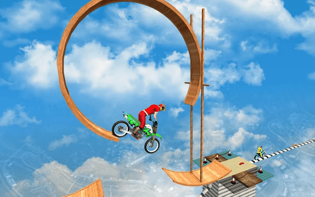 Sky Bike Stunt 3D | Bike Race – Free Bike Games — screenshot 5