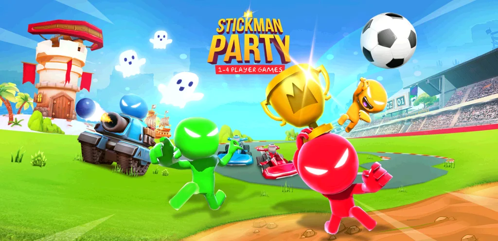 Stickman Party 1 2 3 4 Player Games — screenshot 1