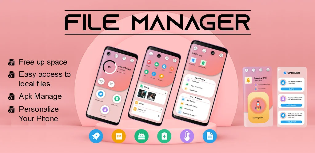 File Manager File Explorer - USB OPT File Manager - Solid Explorer File Manager - Android Application - AdMob Ads — screenshot 1