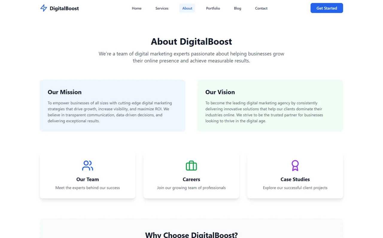 Digital Boost - Marketing Agency React Template — screenshot 3