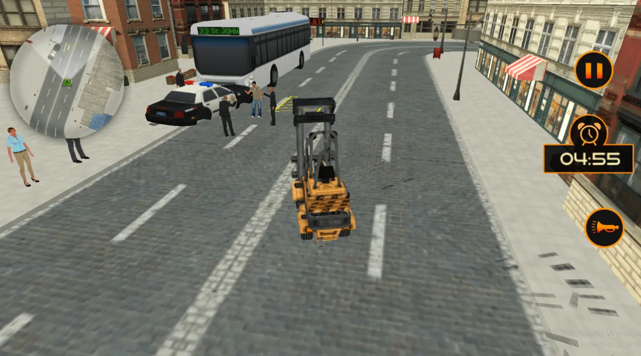 Modern Traffic Parking Fork Lifter: Rescue Forklifter Simulator — screenshot 7