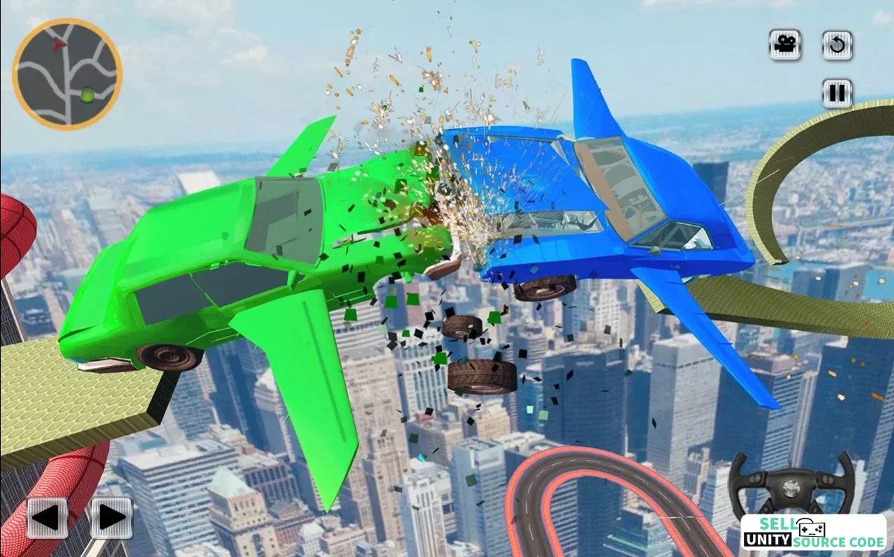 Flying Car Derby Crash Stunts — screenshot 3