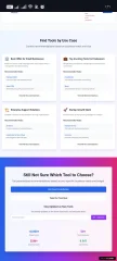 Modern SaaS Tool Comparison Landing Page