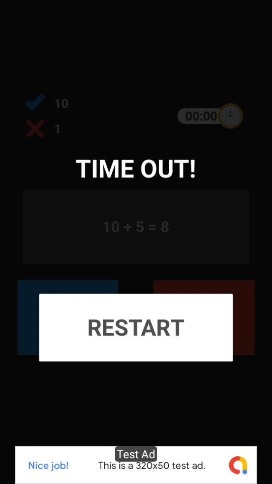 Math Quiz (Unity+AdMob+Android+iOS) — screenshot 6