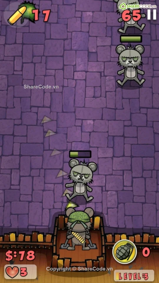 Zombie Bear Night Shooting — screenshot 4
