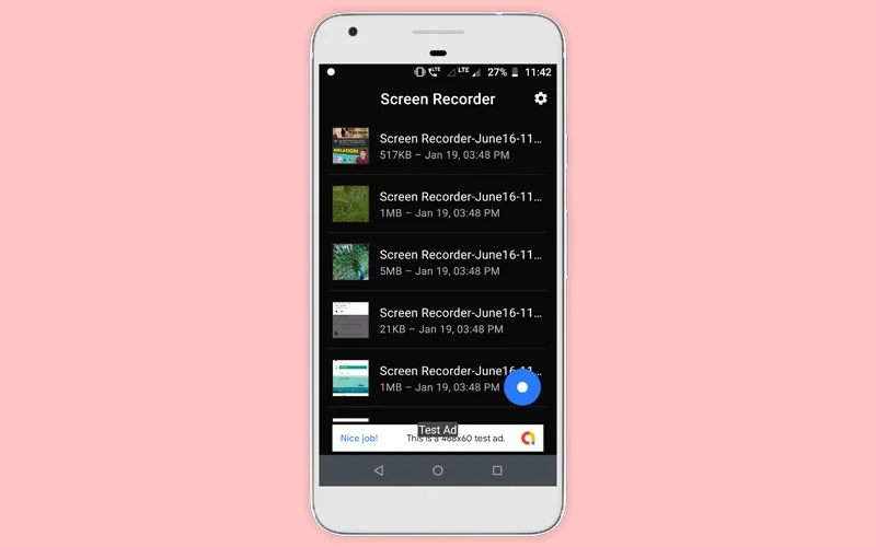 Screen Recorder Pro with Audio — screenshot 1
