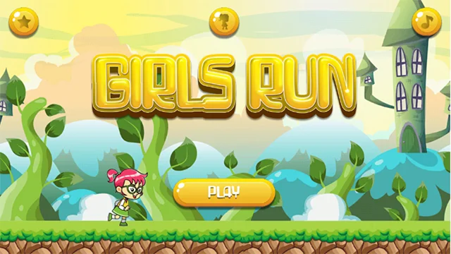 Girls Run Game Template — screenshot 1
