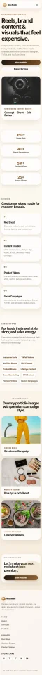Nexa Studio Digital Creator Portfolio Template — screenshot 5
