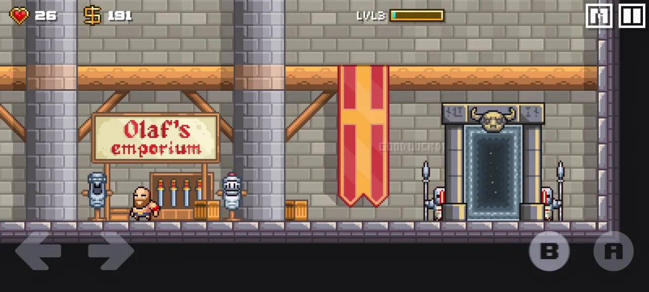 2D Sword of Knight Unity Mobile Platformer Template — screenshot 8