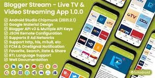 Blogger Stream - AplicacióN De TransmisióN De Video Y TV En Vivo - API De Blogger v3 — screenshot 2