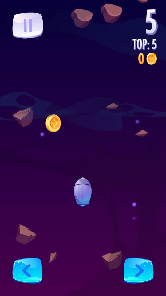 Space Adventure Unity Source Code (AdMob+Unity Ads) — screenshot 2