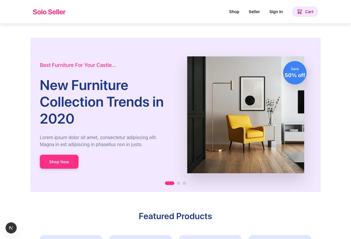 Solo Store - Next.js 16 E-Commerce Platform — screenshot 4