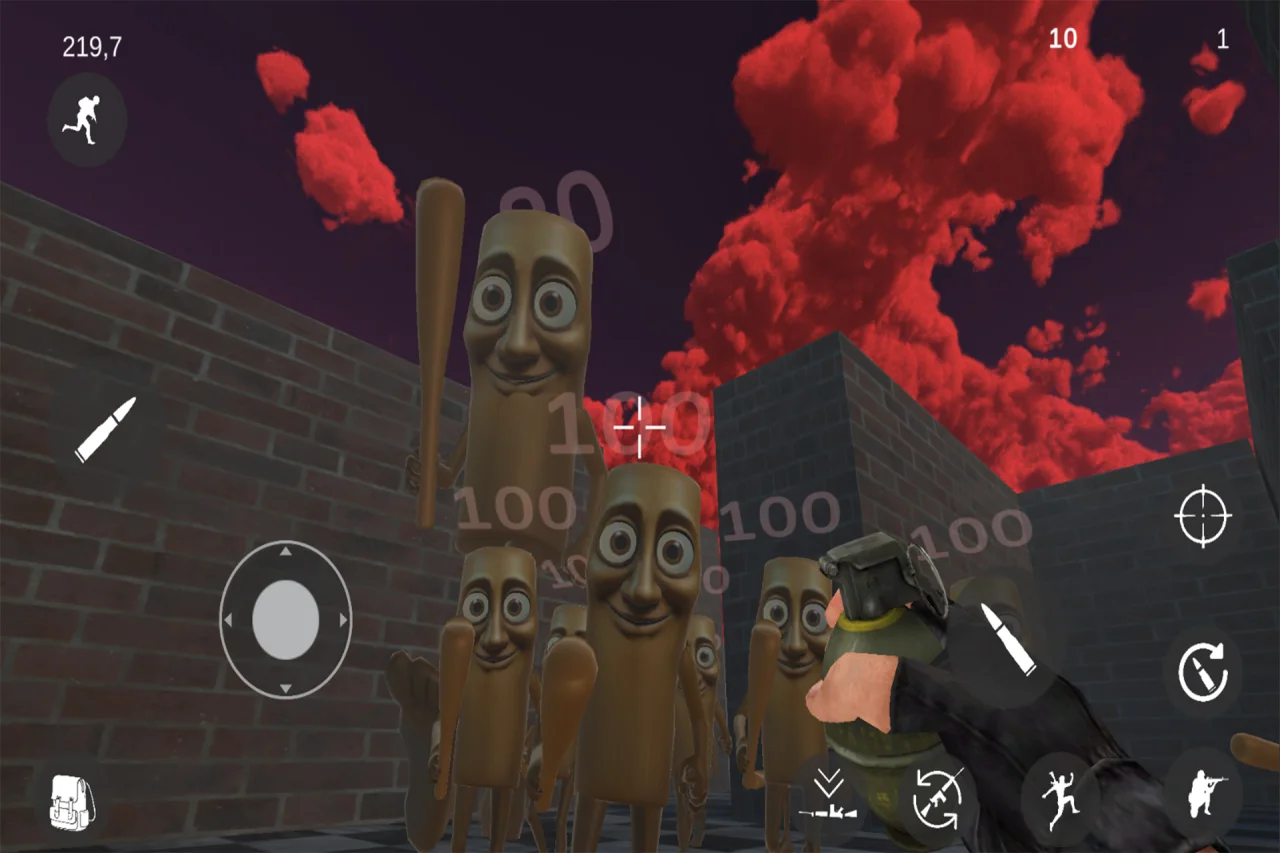 Tung Tung Tung Sahur Game Template - FPS Shooter (Mobile/PC) — screenshot 1