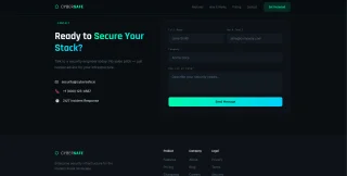 CyberSafe - Dark Cybersecurity & VPN HTML Template