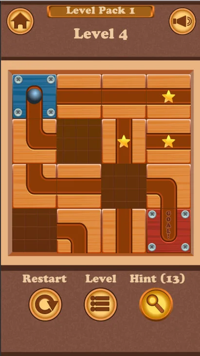 Unblock the Ball Sliding Puzzle — screenshot 2