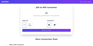 Image to PDF Converter Website Script