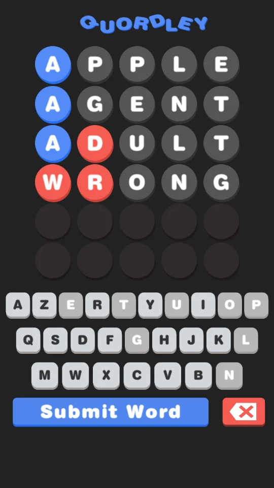 Wordle Quordly — screenshot 3