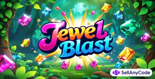 Jewel Blast Unity Sliding Puzzle Game - Block Game Unity