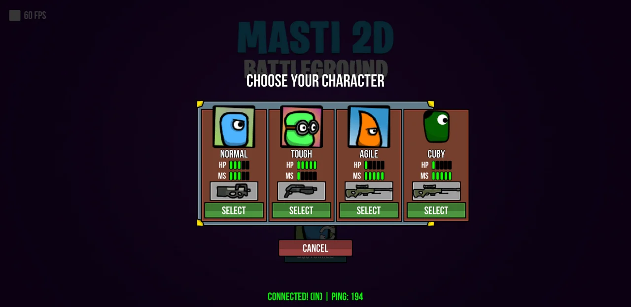 2D Shooting Multiplayer Game for Android and iOS — screenshot 4