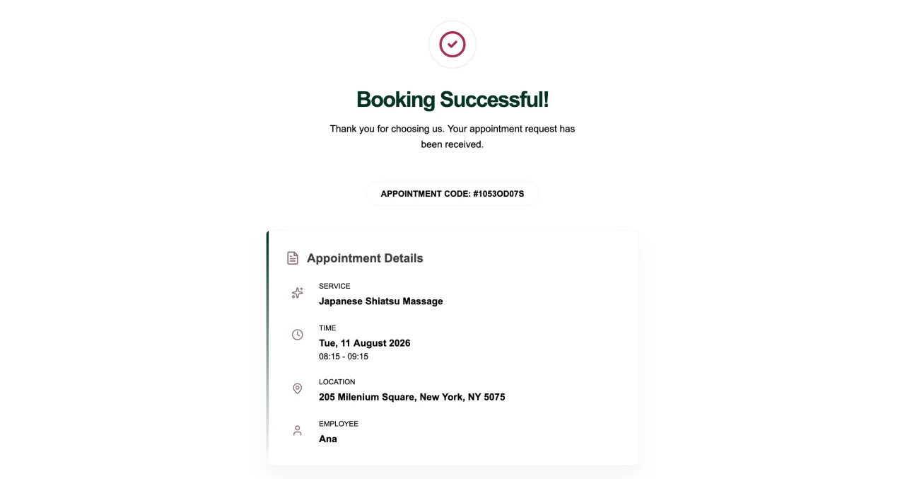 SureBooking Online Appointment Booking Laravel System for Salons, Spas & Beauty — screenshot 7