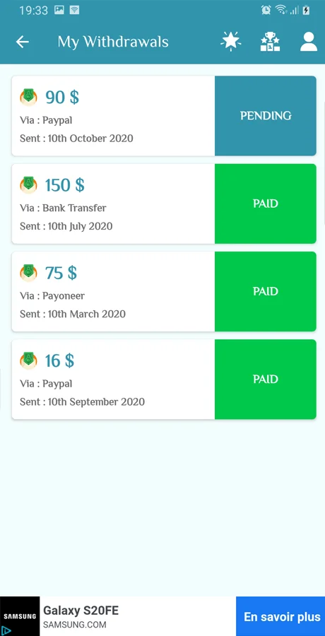 Guess Image and Earn Money App + Admin Panel — screenshot 1