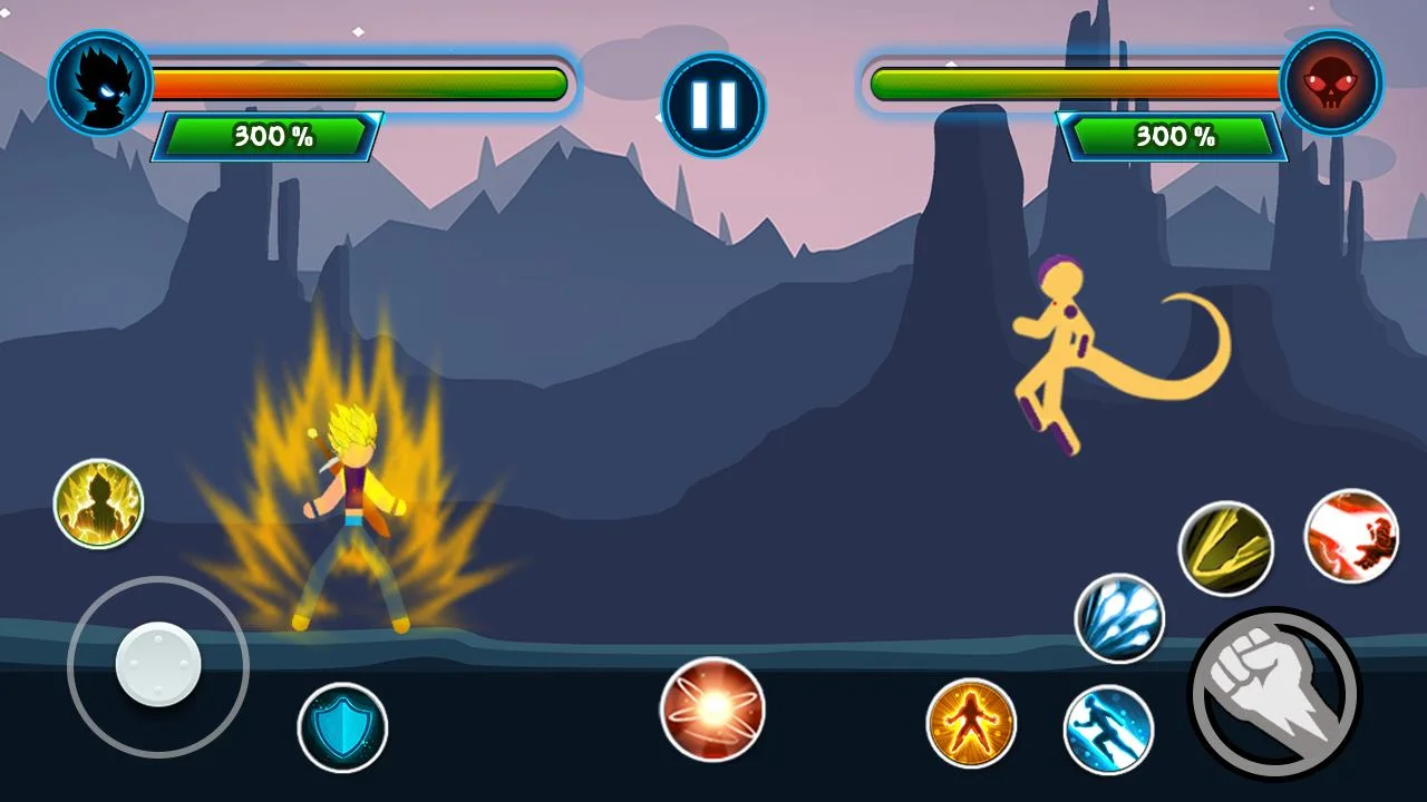 Stickman Warriors Z — screenshot 1
