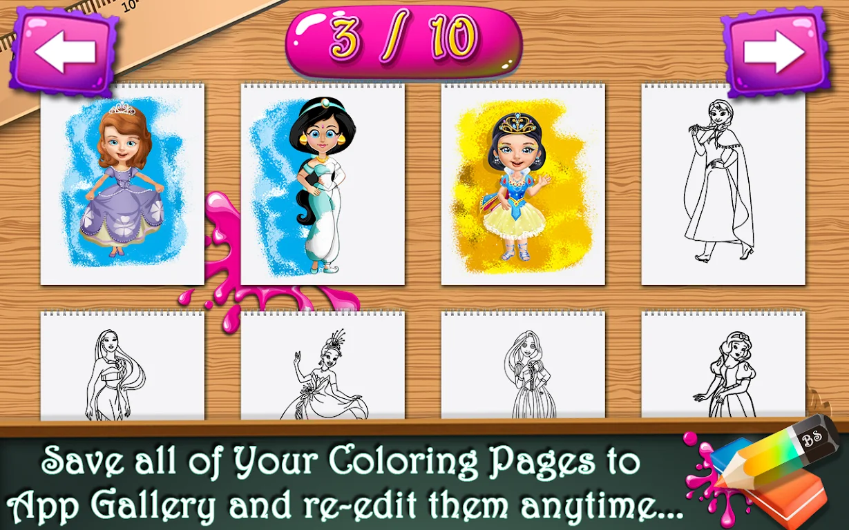 Princess Coloring Books — screenshot 2