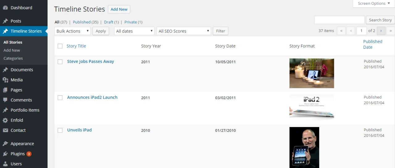Cool Timeline Pro - WordPress Timeline Plugin — screenshot 2