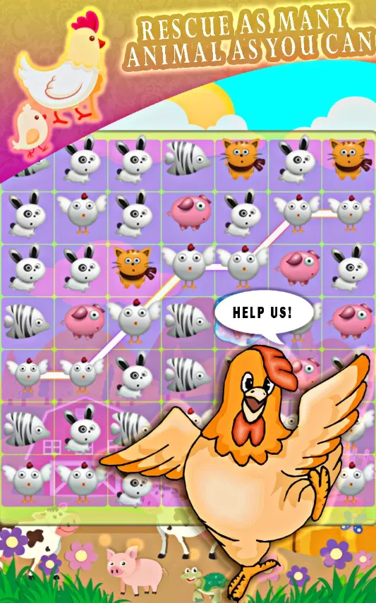 Farm Pet Rescue Game: Match 3 Puzzle Pet — screenshot 4
