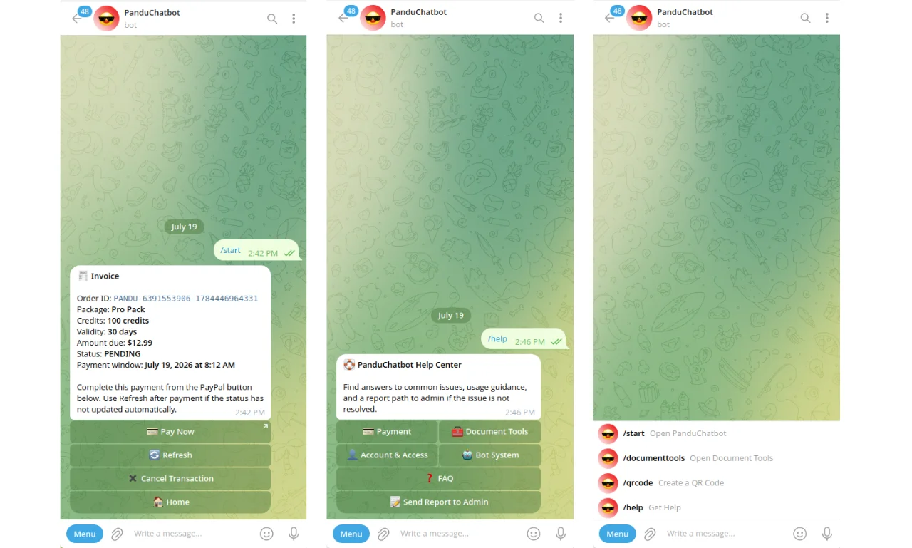 Monetize Telegram Bot for Business — screenshot 2