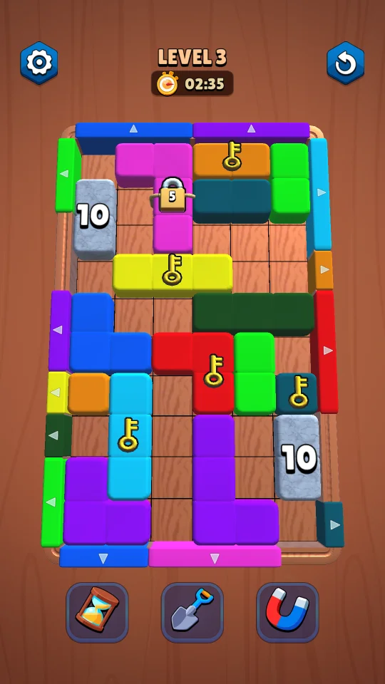 Color Block Jam 3D - Wood Block — screenshot 2