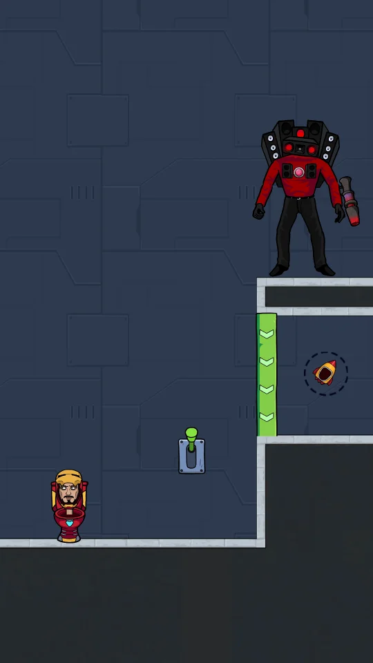 Skibidi Toilet Move Face Hyper Casual Trending Game — screenshot 1