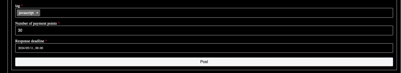 BBS Template with Point Purchase Functionality (Vue.js) — screenshot 5
