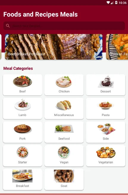 Cooking Recipes App — screenshot 1