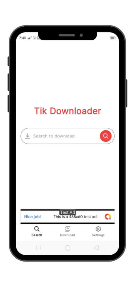 TikTok Video Downloader - TikTok Videos Without Watermark & MP3 | AdMob, Firebase, JETPACK COMPOSE — screenshot 2