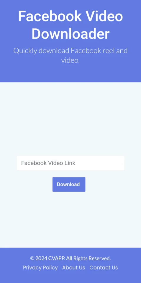 Facebook Video and Reel Downloader — screenshot 1