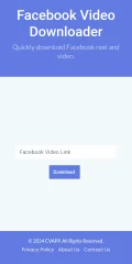 Facebook Video and Reel Downloader