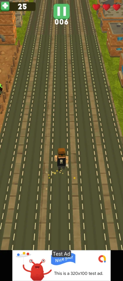 Village Boy Survival: Lane Runner — screenshot 1