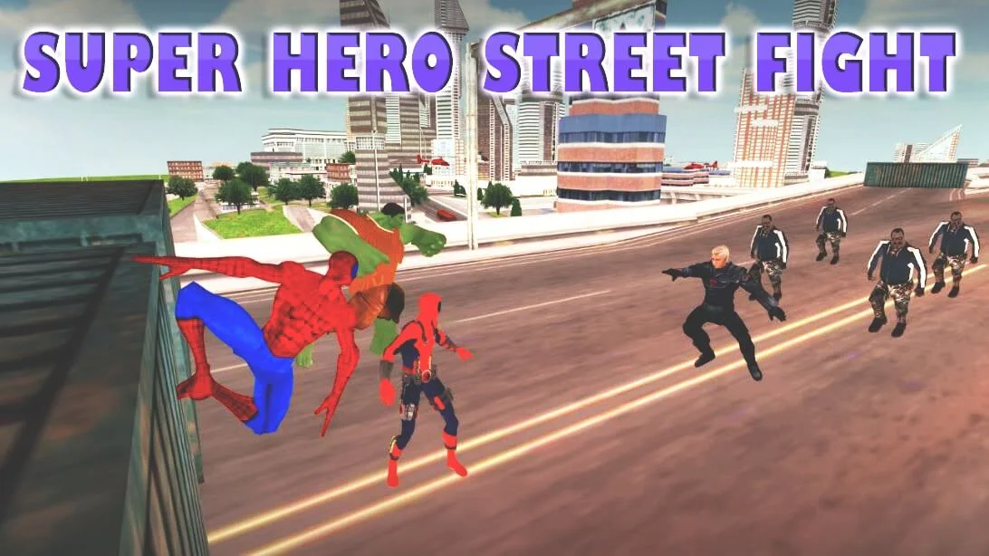 Super Heroes Street Fights: Crime City Battle 64 Bit — screenshot 3