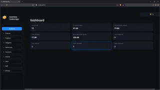 Inventory Control App Streamlit Python